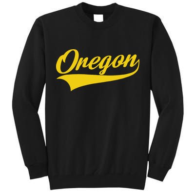 Oregon Throwback Design Print Classic Tall Sweatshirt
