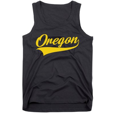 Oregon Throwback Design Print Classic Tank Top