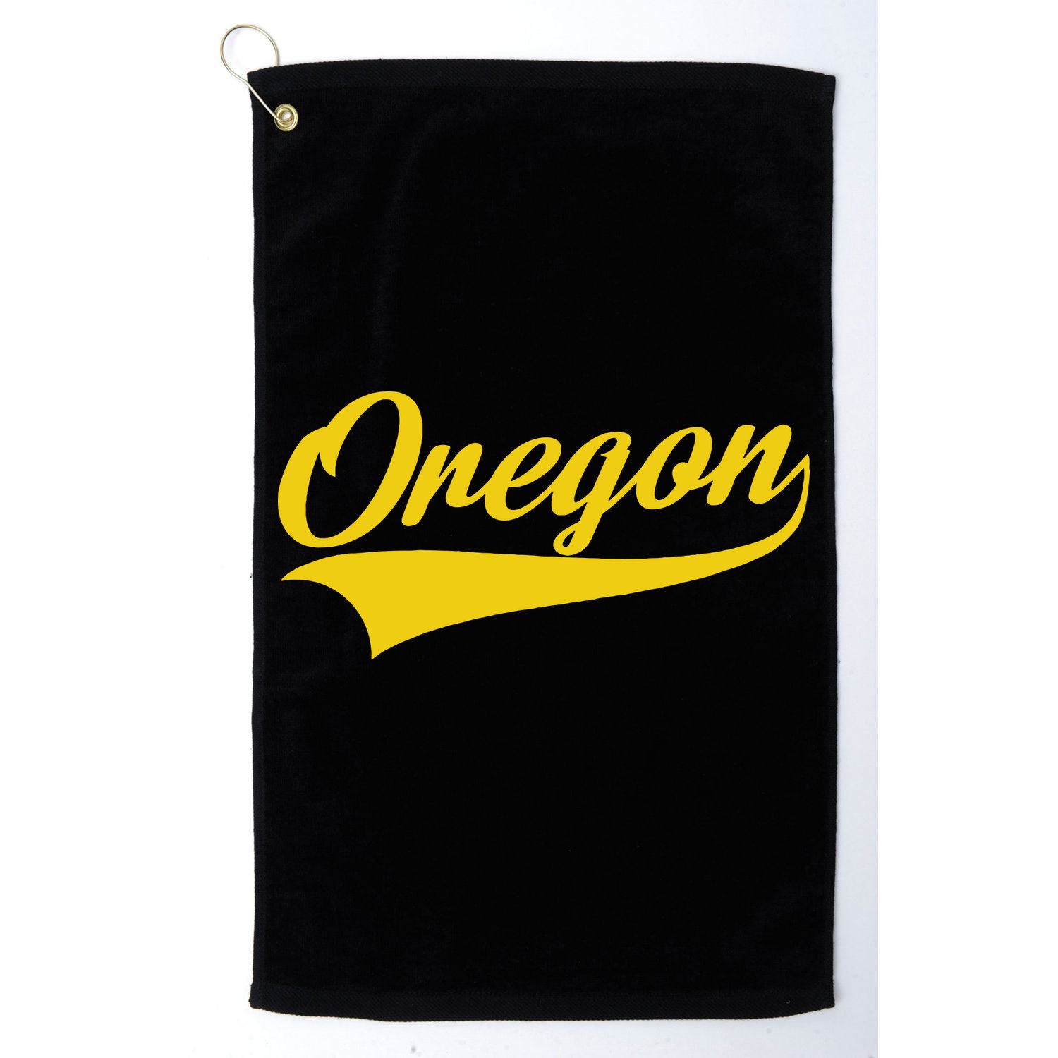 Oregon Throwback Design Print Classic Golf Towel