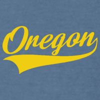 Oregon Throwback Design Print Classic Garment-Dyed Sweatshirt