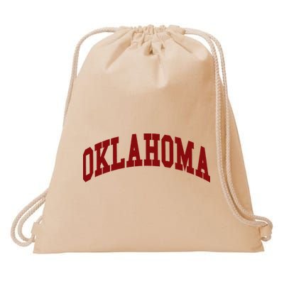 Oklahoma Throwback Design Classic Drawstring Bag