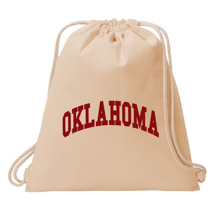 Oklahoma Throwback Design Classic Drawstring Bag