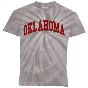 Oklahoma Throwback Design Classic Kids Tie-Dye T-Shirt