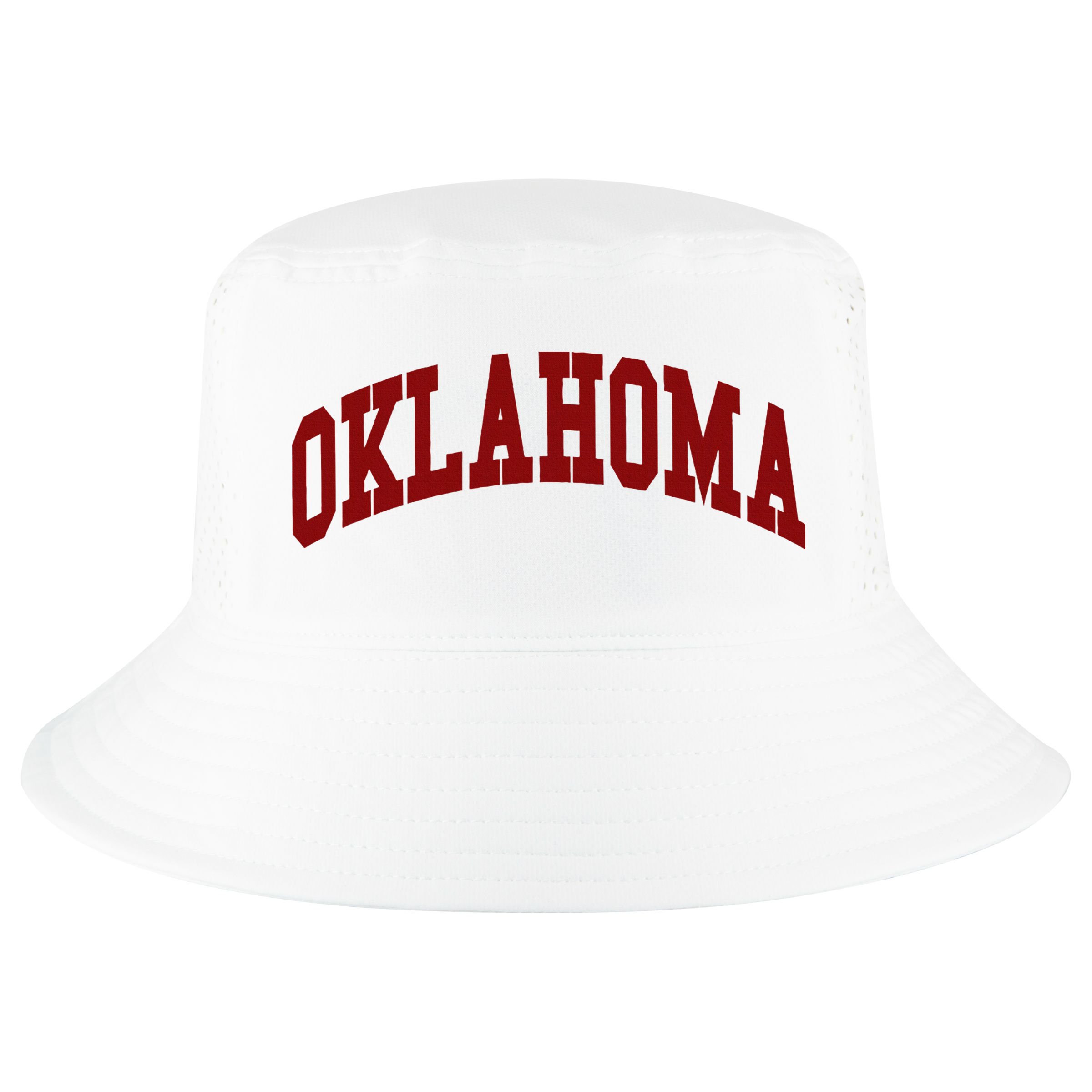 Oklahoma Throwback Design Classic Cool Comfort Performance Bucket Hat