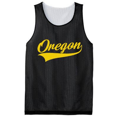 Oregon Throwback Design Print Classic Mesh Reversible Basketball Jersey Tank