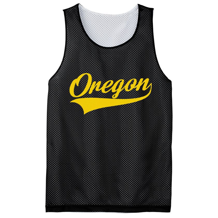 Oregon Throwback Design Print Classic Mesh Reversible Basketball Jersey Tank