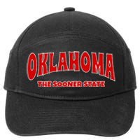 Oklahoma Throwback Design Print Classic 7-Panel Snapback Hat