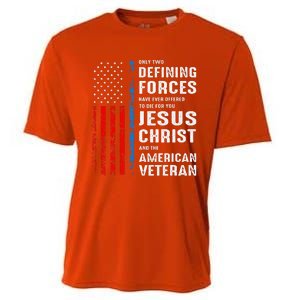 Only Two Defining Forces Have Ever Offered to Die for You Cooling Performance Crew T-Shirt