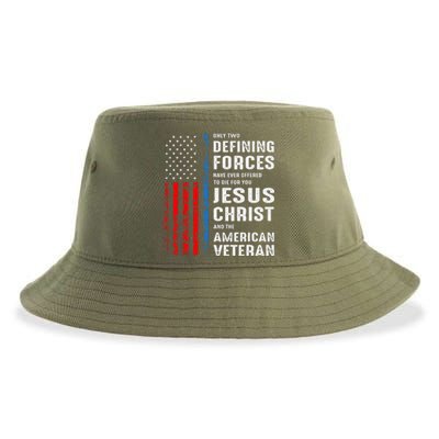 Only Two Defining Forces Have Ever Offered to Die for You Sustainable Bucket Hat