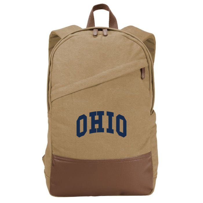 Ohio Throwback Design Classic Cotton Canvas Backpack