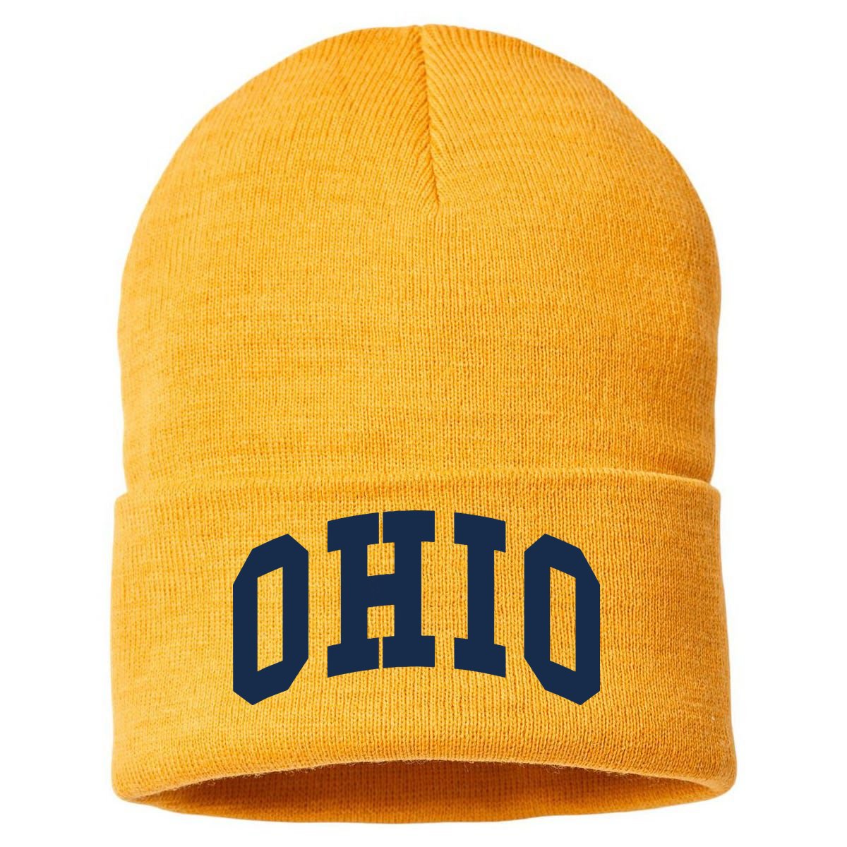 Ohio Throwback Design Classic Sustainable Knit Beanie