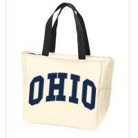 Ohio Throwback Design Classic Zip Tote Bag