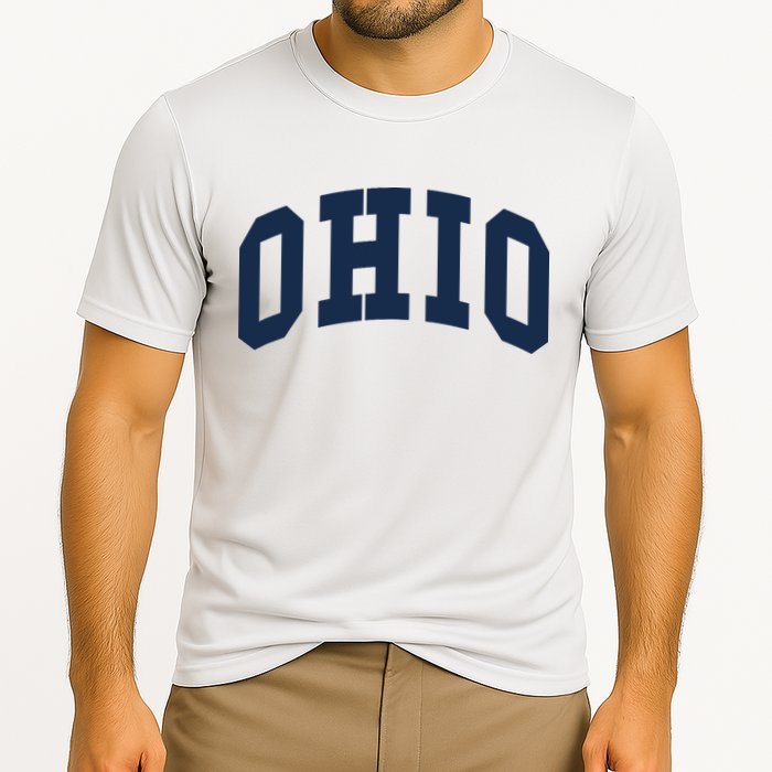 Ohio Throwback Design Classic Cooling Performance Crew T-Shirt