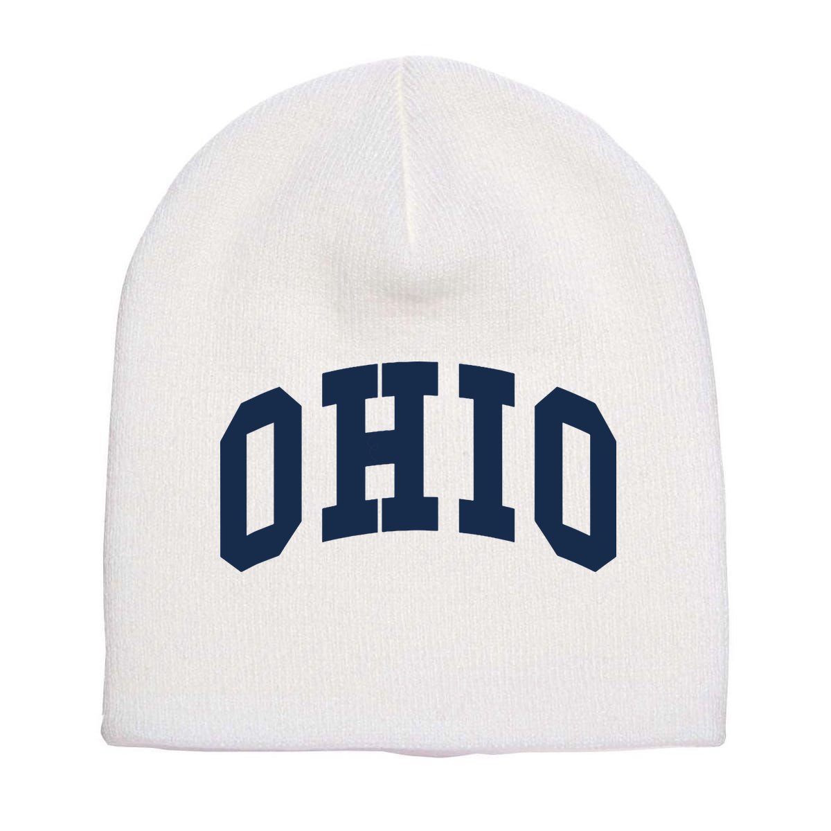 Ohio Throwback Design Classic Short Acrylic Beanie