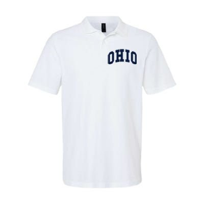 Ohio Throwback Design Classic Softstyle Adult Sport Polo