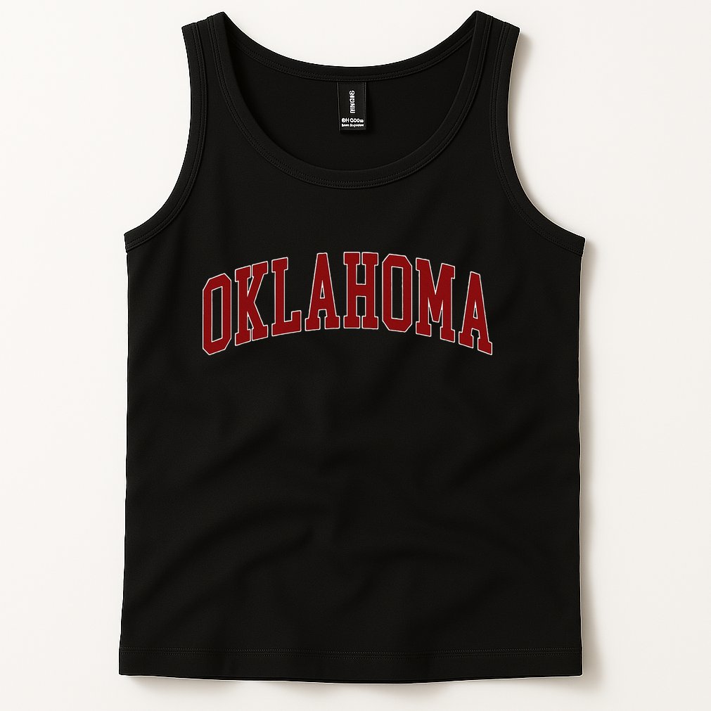 Oklahoma Throwback Design Print Classic Tank Top