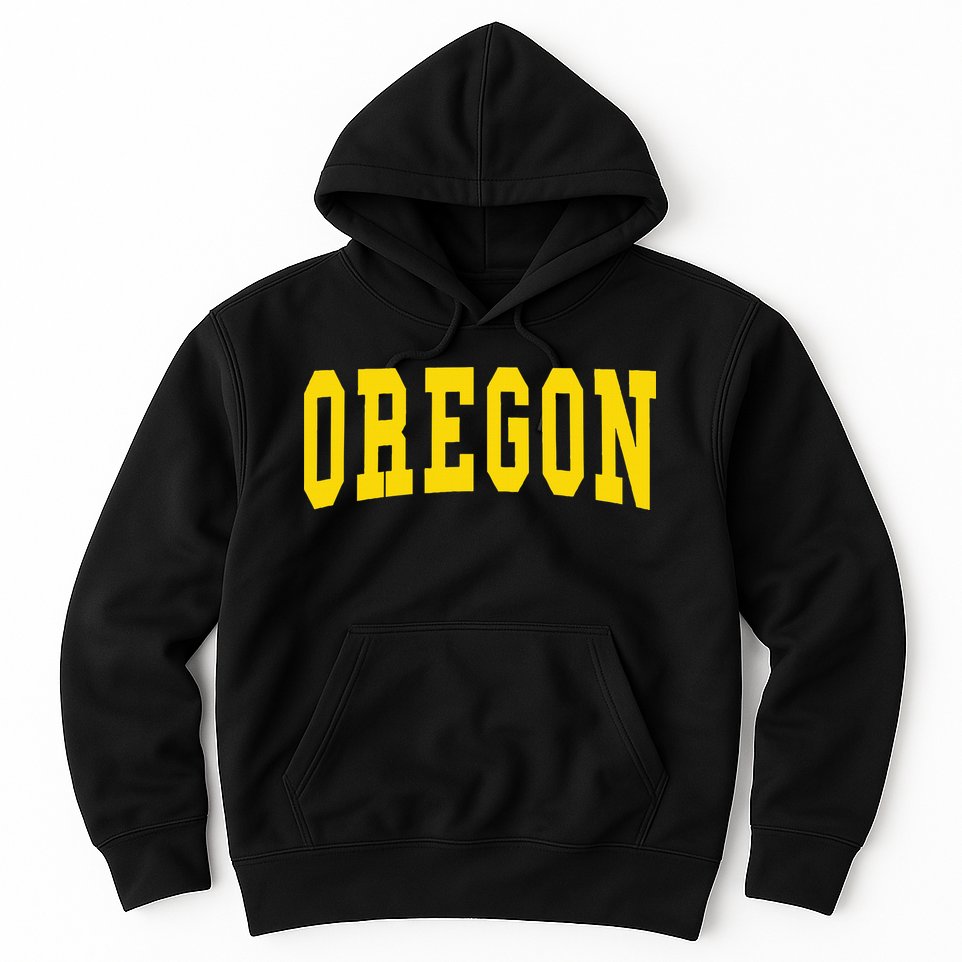 Oregon Throwback Design Classic Hoodie