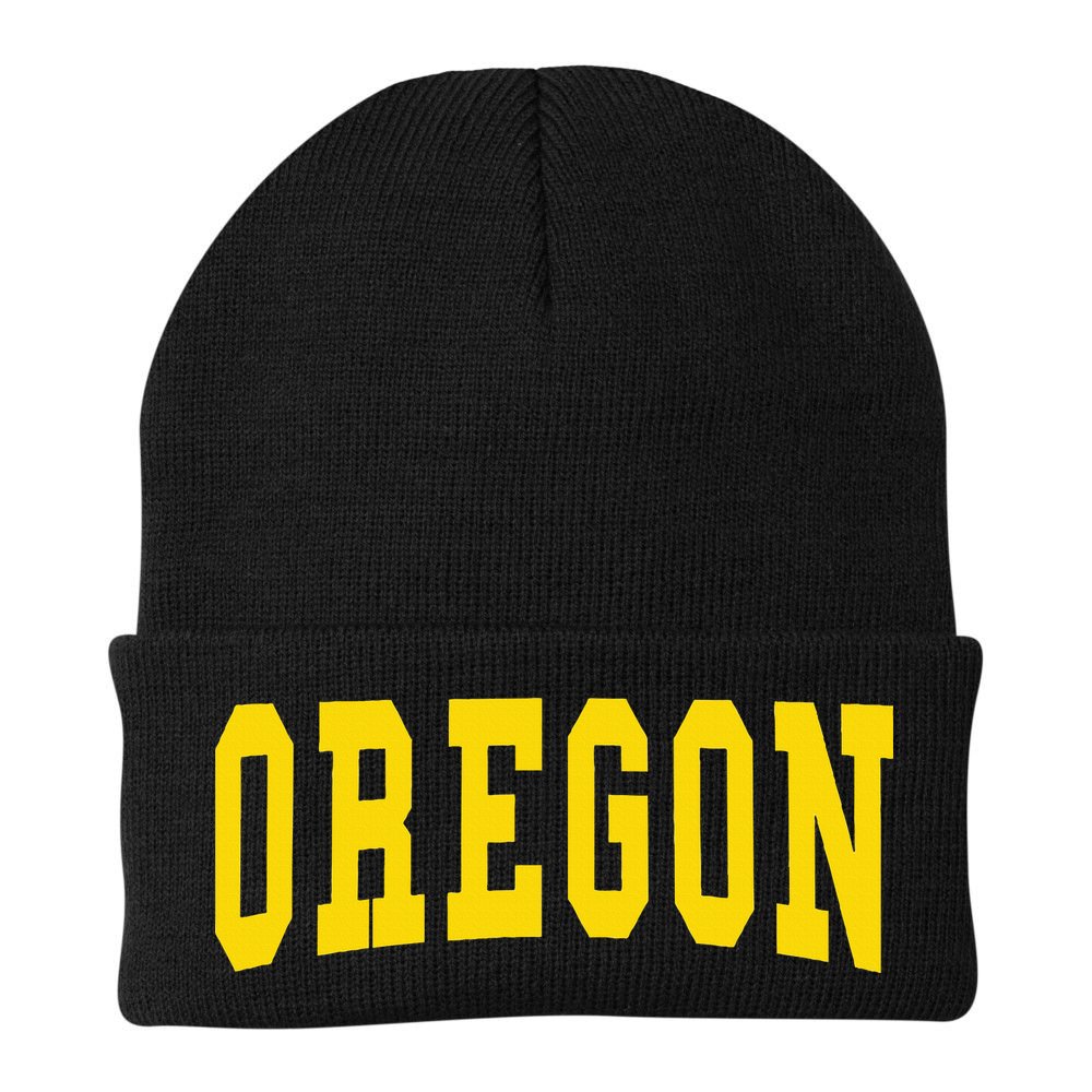 Oregon Throwback Design Classic Beanie