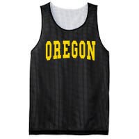 Oregon Throwback Design Classic Mesh Reversible Basketball Jersey Tank