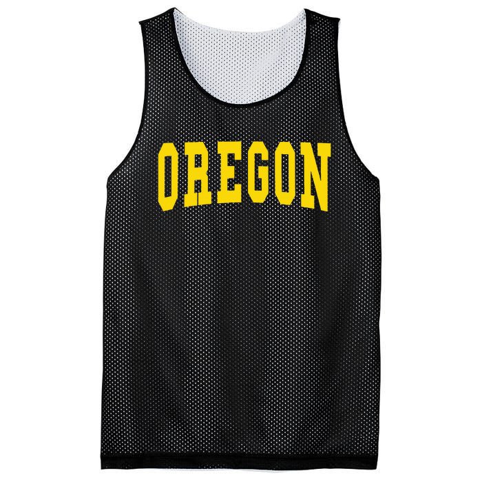 Oregon Throwback Design Classic Mesh Reversible Basketball Jersey Tank