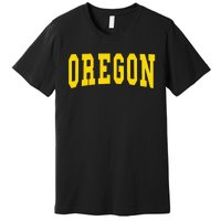 Oregon Throwback Design Classic Premium T-Shirt