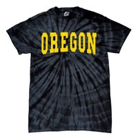 Oregon Throwback Design Classic Tie-Dye T-Shirt