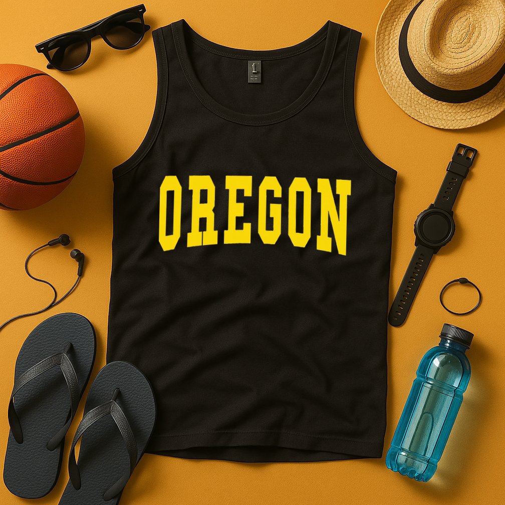 Oregon Throwback Design Classic Tank Top