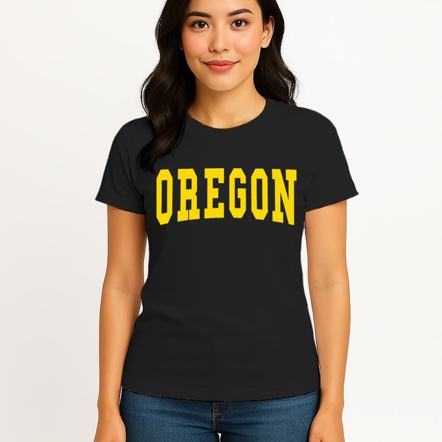 Oregon Throwback Design Classic Womens T-Shirt