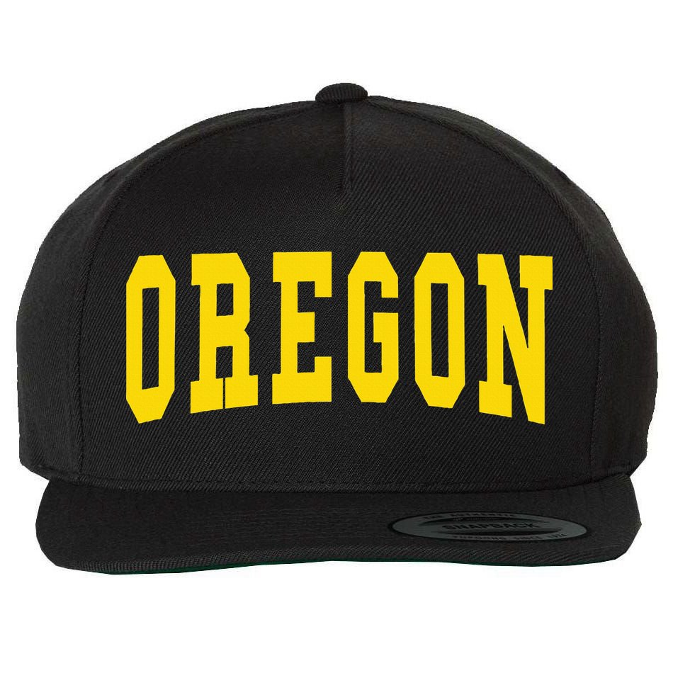 Oregon Throwback Design Classic Wool Snapback Cap