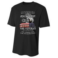 Only Two Defining Forces Have Ever Offered To Die For You Performance Sprint T-Shirt