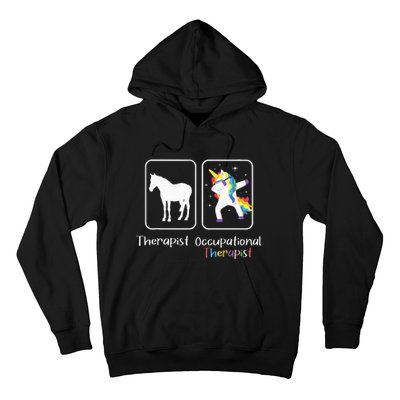 Occupational Therapist Dabbing Unicorn Healthcare Worker Hoodie