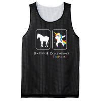 Occupational Therapist Dabbing Unicorn Healthcare Worker Mesh Reversible Basketball Jersey Tank