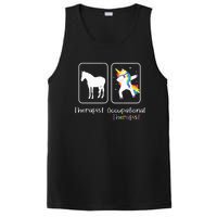 Occupational Therapist Dabbing Unicorn Healthcare Worker PosiCharge Competitor Tank