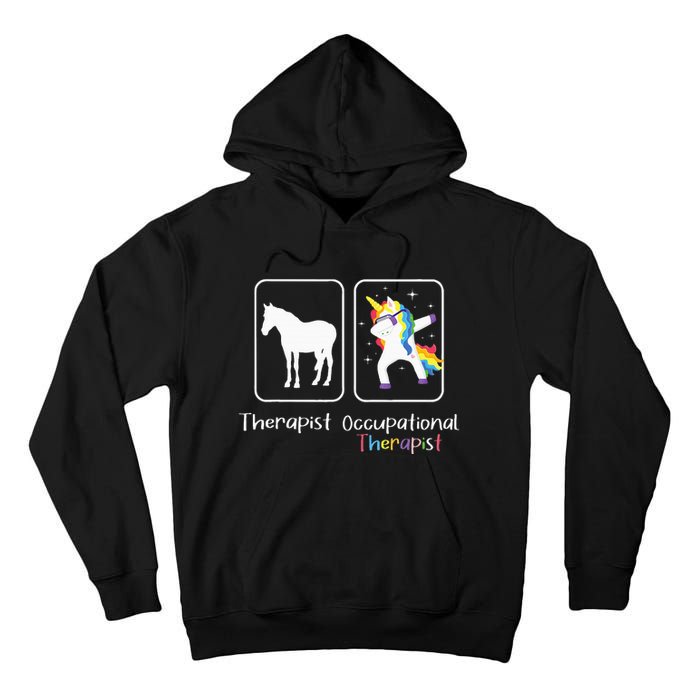 Occupational Therapist Dabbing Unicorn Healthcare Worker Tall Hoodie