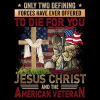 Only Two Defining Forces Have Ever Offered To Die For You 16 in Basic Backpack
