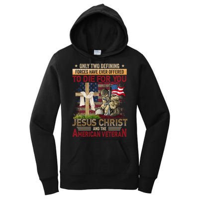 Only Two Defining Forces Have Ever Offered To Die For You Women's Pullover Hoodie