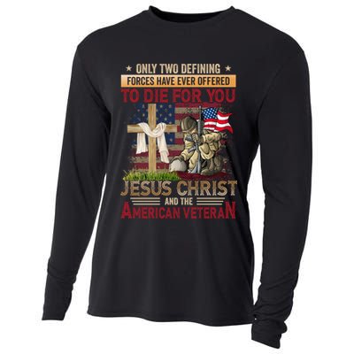 Only Two Defining Forces Have Ever Offered To Die For You Cooling Performance Long Sleeve Crew
