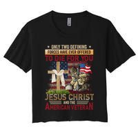 Only Two Defining Forces Have Ever Offered To Die For You Crop Top