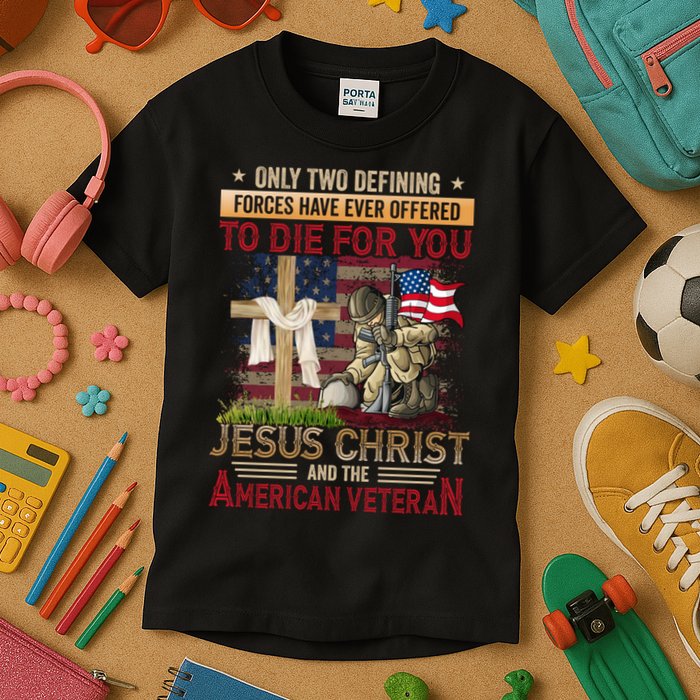 Only Two Defining Forces Have Ever Offered To Die For You Kids T-Shirt
