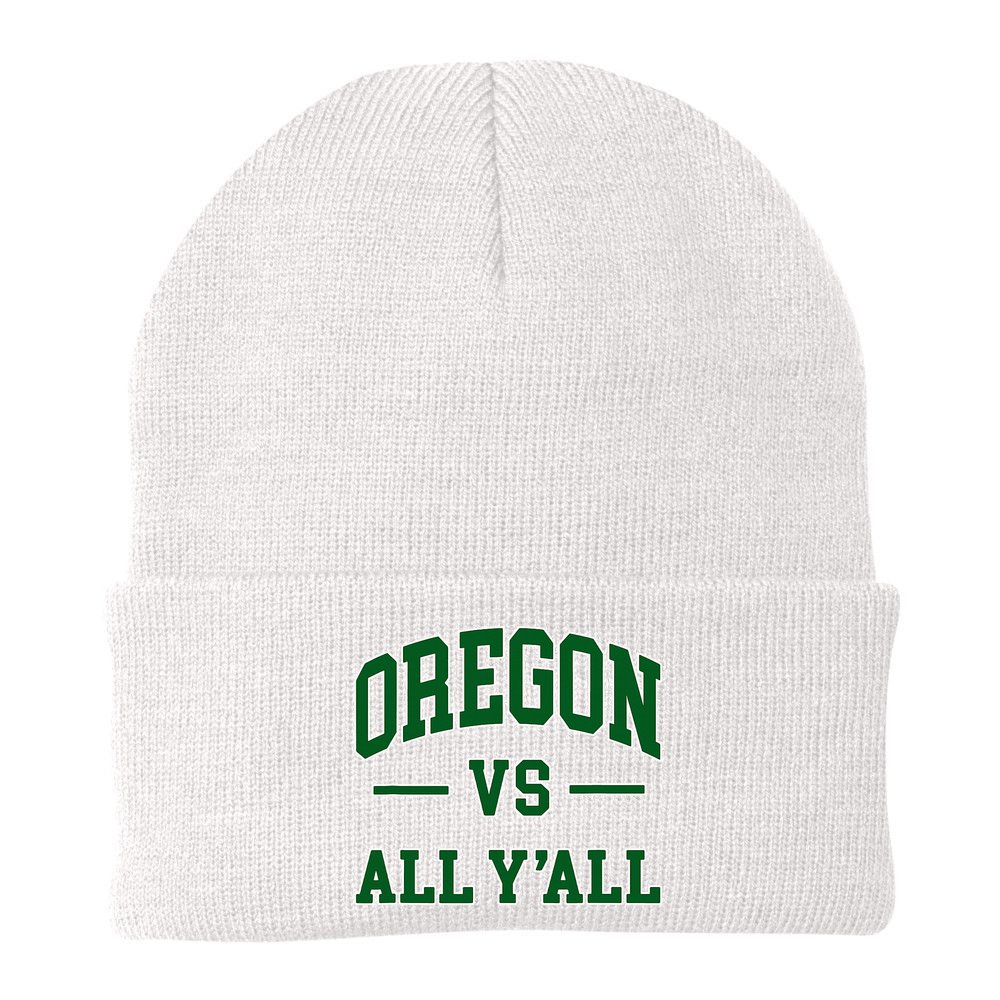 Oregon Throwback Design Classic Beanie