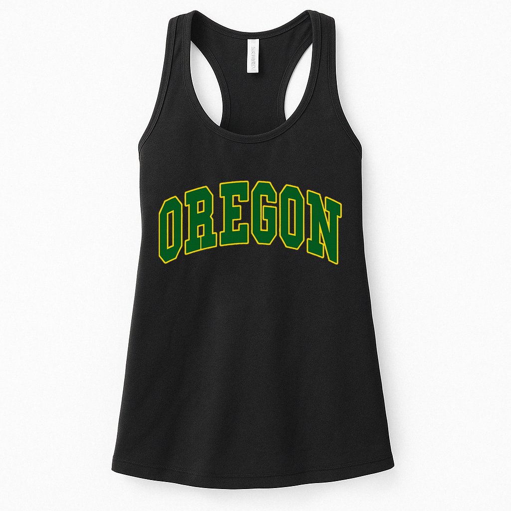 Oregon Throwback Design Classic Womens Tank Top