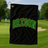 Oregon Throwback Design Classic Golf Towel