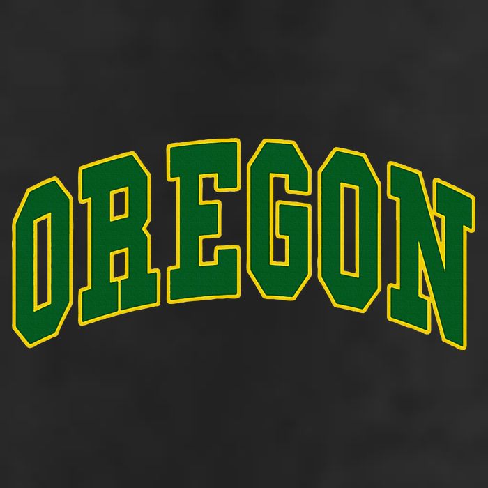 Oregon Throwback Design Classic Golf Towel