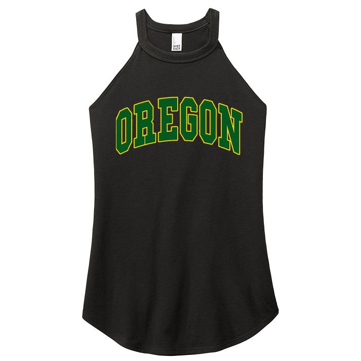 Oregon Throwback Design Classic Women's Perfect Tri Rocker Tank