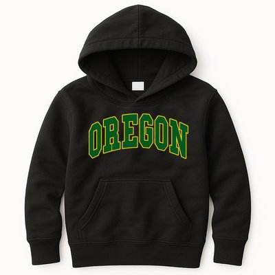 Oregon Throwback Design Classic Kids Hoodie