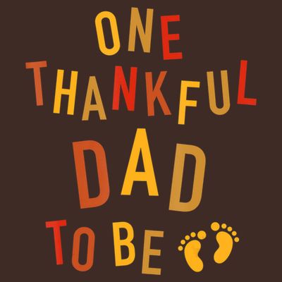 One Thankful Dad To Be Thanksgiving Pregnancy Announcement T-Shirt