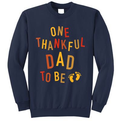 One Thankful Dad To Be Thanksgiving Pregnancy Announcement Sweatshirt