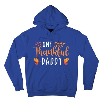 One Thankful Daddy Thanksgiving Day Family Matching Gift Hoodie