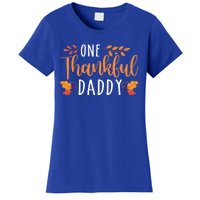 One Thankful Daddy Thanksgiving Day Family Matching Gift Women's T-Shirt