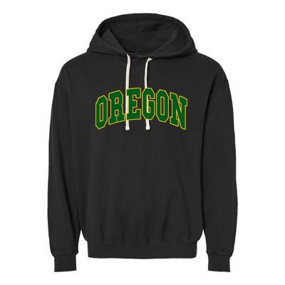 Oregon Throwback Design Garment-Dyed Fleece Hoodie